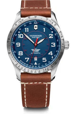 Victorinox Heren horloge - zilverkleurig met band