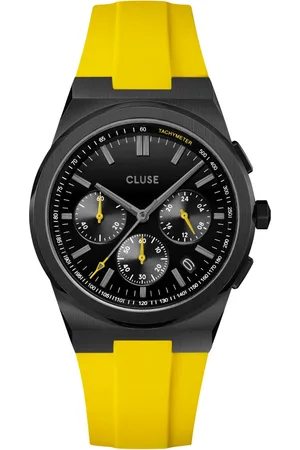 Cluse Heren horloge - Zwart met band