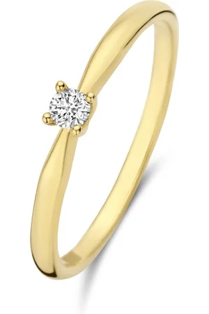 Isabel Bernard De la Paix Celesse 14 karaat gouden ring | diamant 0.07 ct | IBD330002
