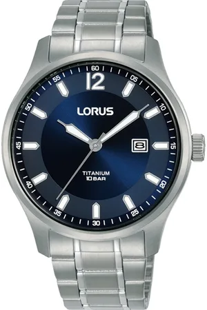 Lorus Heren horloge - zilverkleurig met band