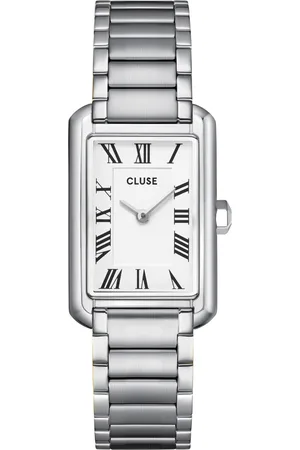 Cluse Dames horloge - zilverkleurig met band