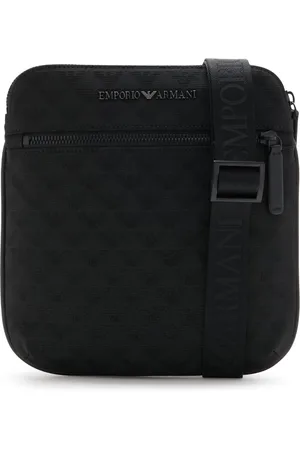 Emporio Armani Heren Crossbody Tas van katoen
