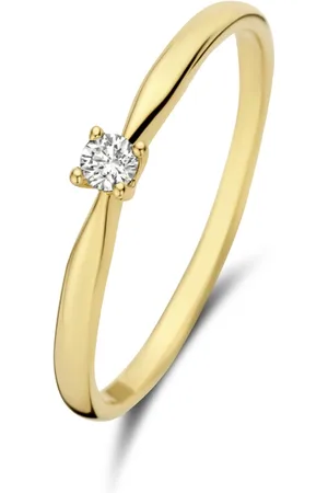 Isabel Bernard De la Paix Céline 14 karaat gouden ring | diamant 0.05 ct | IBD330001