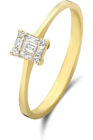 Isabel Bernard De la Paix Maxime 14 Karaat Gouden Ring | Diamant 0.10 ct | IBD330022