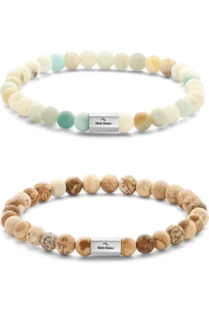 Mats Meier Heren Armband - Groen & Bruin