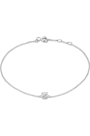 Isabel Bernard 14 Karaat Witgouden Saint Germain Faïs Armband IB320105 (Lengte: 16.50-18.50 cm)