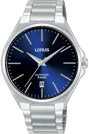 Lorus Heren horloge - zilverkleurig met band