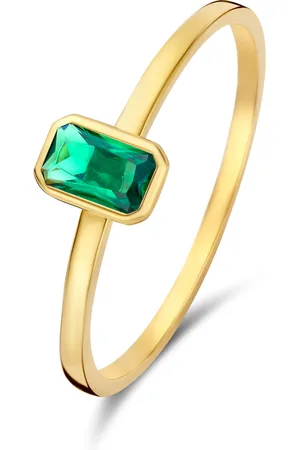 Isabel Bernard Baguette Olivia 14 Karaat Gouden Ring IB330091