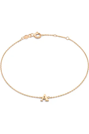 Isabel Bernard | 14 Karaat Rosé Gouden Armband met letter A Dames | La Concorde | IB320042-A