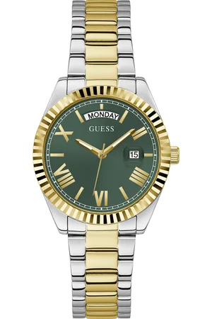 Guess Dames horloge - goudkleurig met band