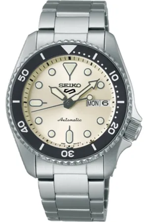 Seiko Heren horloge - zilverkleurig met band