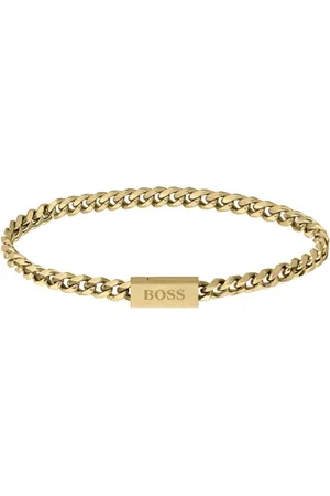 HUGO BOSS Heren Armband - goudkleurig