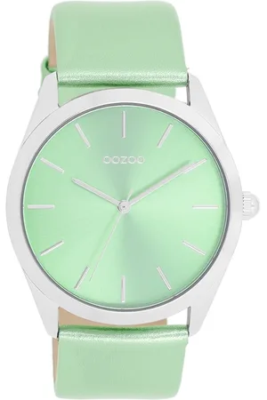 Oozoo Timepieces - Unisex horloge - zilverkleurig met band