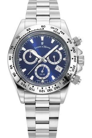 JACQUES DU MANOIR Heren horloge - goudkleurig met band