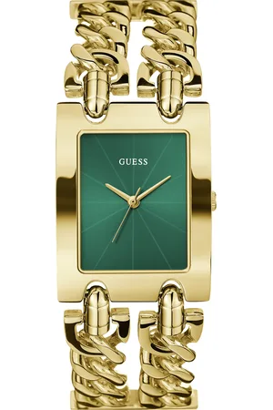 Guess Dames horloge - goudkleurig met band
