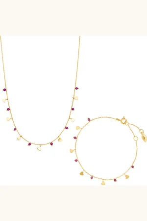 LEAF Dames Ketting - goudkleurig