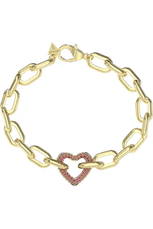 Guess Dames Armband - goudkleurig & Roze