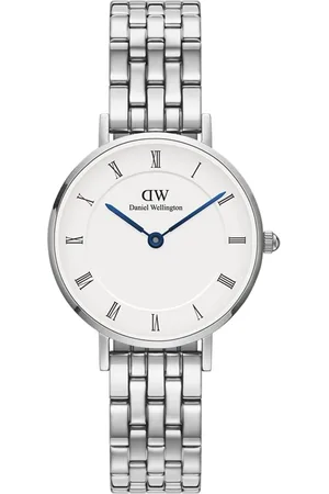 Daniel Wellington Classic - dames horloge - zilverkleurig met band