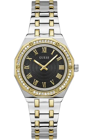 Guess Dames horloge - goudkleurig met band