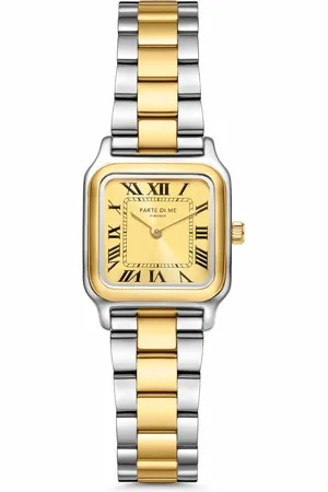 Parte Di Me Dames horloge - goudkleurig met band