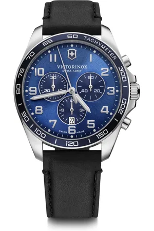 Victorinox FieldForce - heren horloge - zilverkleurig met band