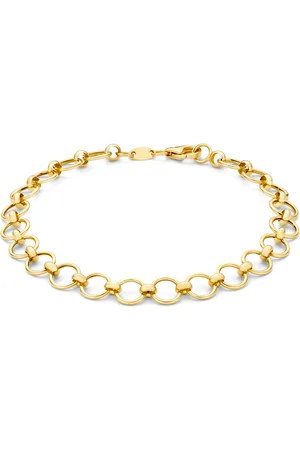 Isabel Bernard Belleville Axelle 14 Karaat Gouden Schakelarmband IB320136