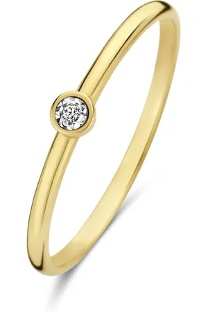 Isabel Bernard De La Paix Inaya 14 Karaat Gouden Ring | Diamant 0.01 ct | IBD330027