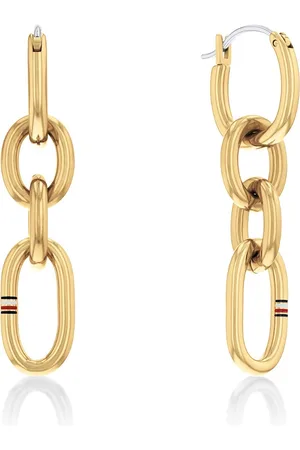 Tommy Hilfiger Jewels - Dames Oorhangers - goudkleurig