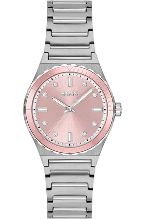 HUGO BOSS Dames horloge - zilverkleurig met band