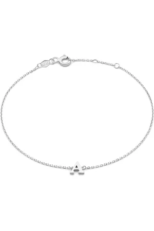 Isabel Bernard | 14 Karaat Witgouden Armband met letter A Dames | Saint Germain | IB320041-A