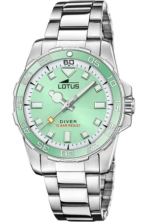 Lotus Trendy - dames horloge - zilverkleurig met band