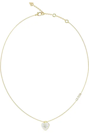 Guess Dames Ketting - goudkleurig & Wit