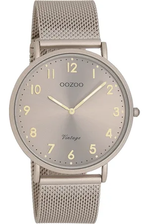 Oozoo Unisex horloge - Beige met band