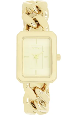 Oozoo Timepieces - dames horloge - goudkleurig met band