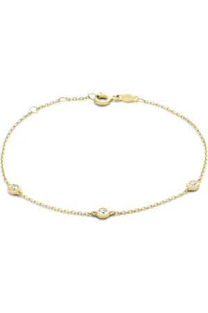 Isabel Bernard De la Paix Alfie 14 karaat gouden armband | diamant 0.12 ct | IBD320001