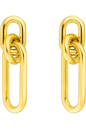LEAF Dames Oorhangers - goudkleurig