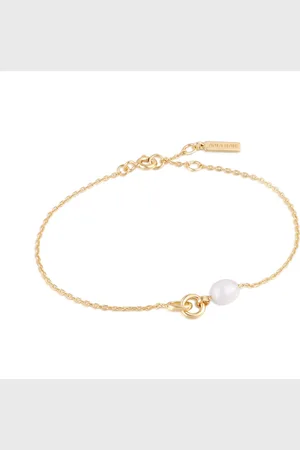 ANIA HAIE Pearl Power - Dames Armband - goudkleurig