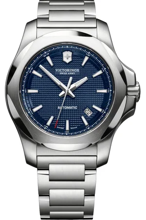 Victorinox I.N.O.X. - heren horloge - zilverkleurig met band