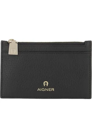 Aigner Ivy Black Leren Card Holder 1503610002