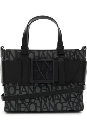 Armani Exchange Dames Shopper van katoen - Beige