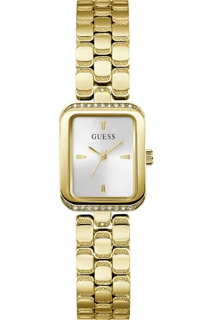 Guess Dames horloge - goudkleurig met band
