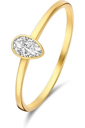 Isabel Bernard Baguette Genevieve 14 Karaat Gouden Ring IB330082