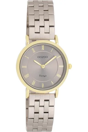 Oozoo Unisex horloge - Beige met band
