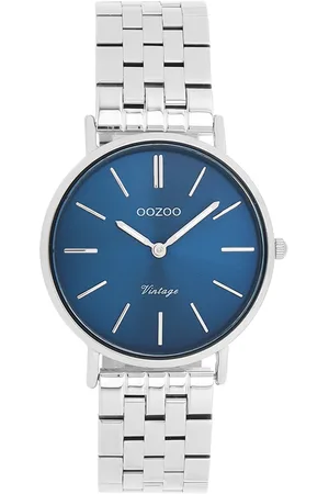 Oozoo Dames horloge - zilverkleurig met band
