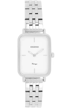Oozoo Dames horloge - zilverkleurig met band