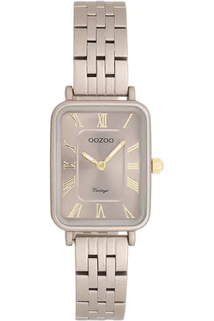 Oozoo Dames horloge - Taupe met band
