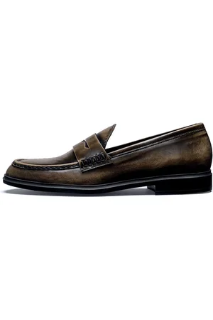 Isabel Bernard Vendôme | Leren Bruine Loafers Dames | Met Laptopvak 35 | IB51015-639-35