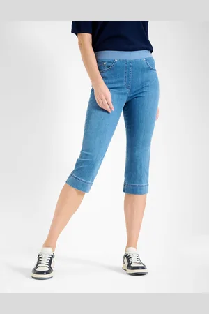 Brax Broek Style PAMINA CAPRI BLEACHED,SLIGHTLY USED