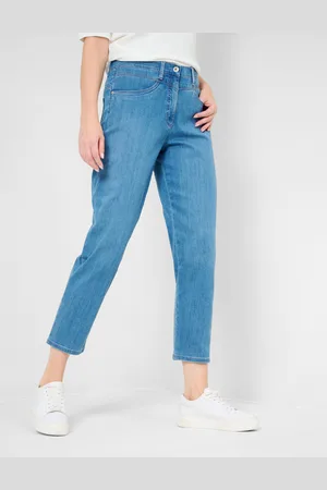 Brax Broek Style CAREN NEW 6/8 BLEACHED,SLIGHTLY USED