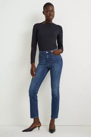 C&A Dames Slim - Slim jeans-high waist, , Maat: 34